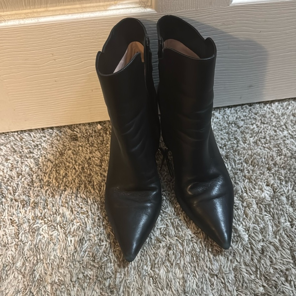 J Crew Leather Booties